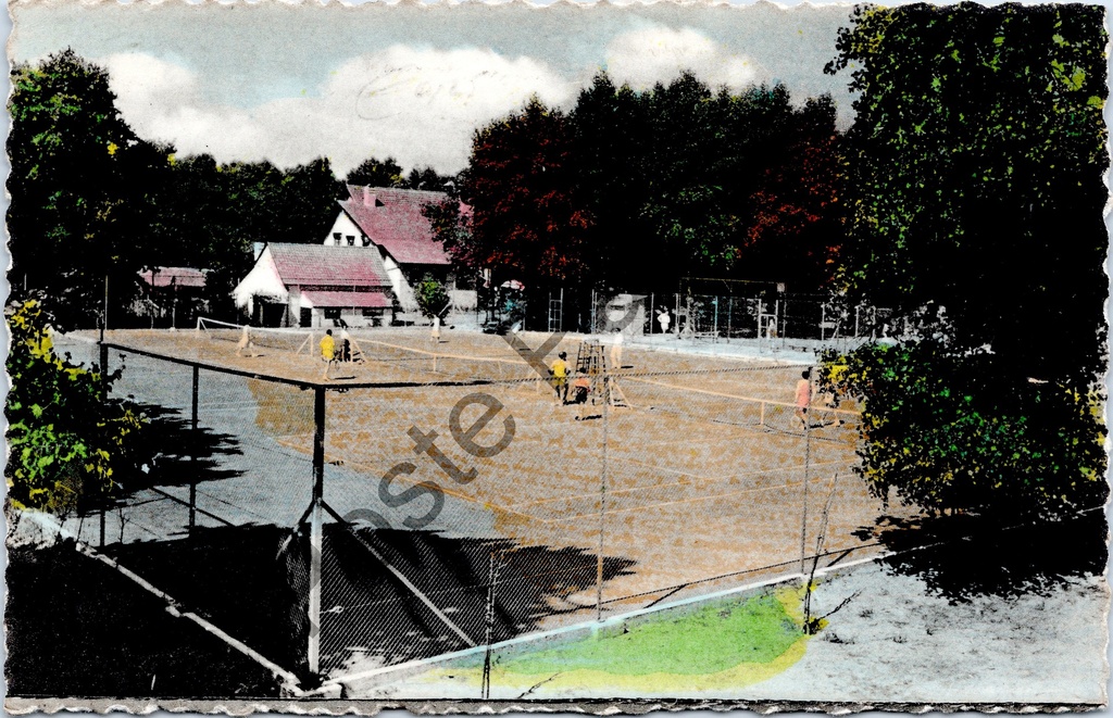 [nieuwpoort0216] Nieuwpoort - "Nieuwpoort-a/Zee Tennis" - Tennisvelden aan zee