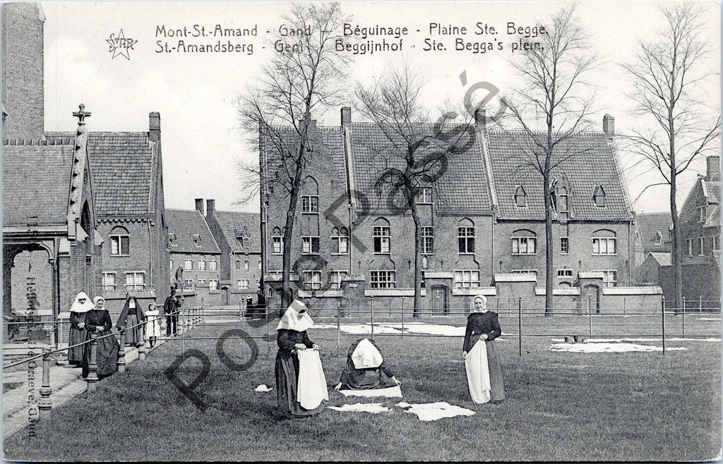 [sint amansdsbreg0192] Sint-Amandsberg - "Beggijnhof - Ste. Begga's plein" - Begijnhof Sint-Begga's plein