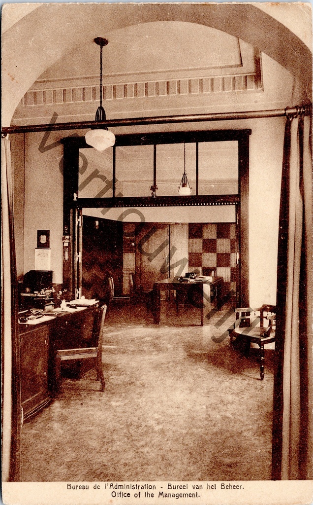 [Dendermonde0232] Sint-Gillis-bij-Dendermonde - "Bureau de l'Administration - Bureel van het Beheer. Office of the Management." - Directiekantoor van textielfabriek Flandria
