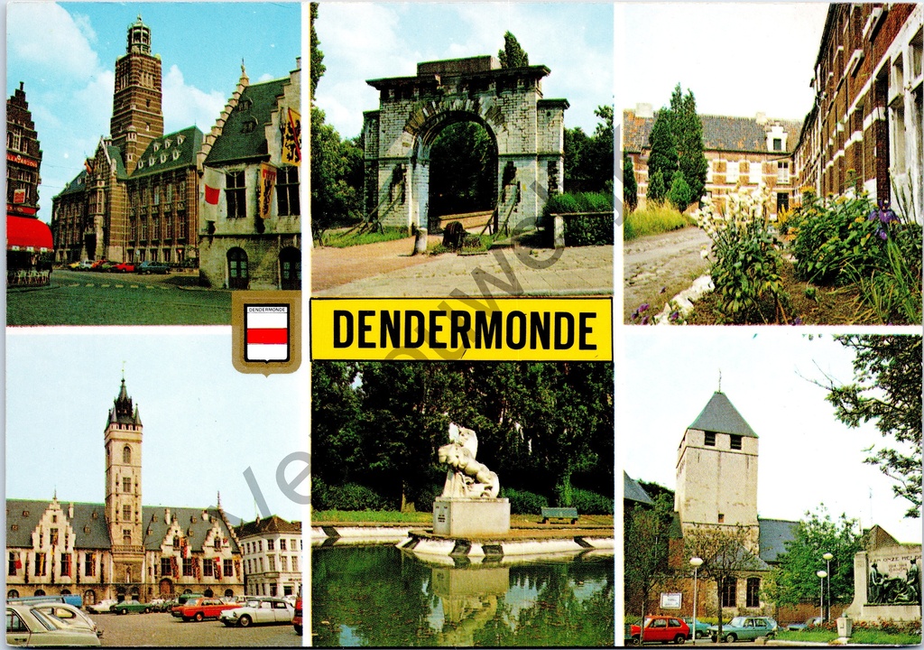 [Dendermonde0218] Dendermonde - "DENDERMONDE" - Meervoudige zichten van Dendermonde