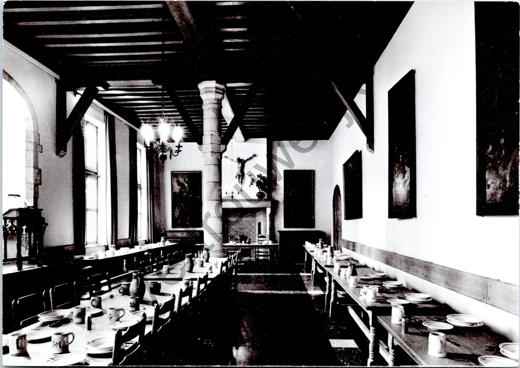 Dendermonde - "St.-Pieters- & Paulusabdij Dendermonde - 5. Refter" - Refter van de Sint-Pieters- en Paulusabdij
