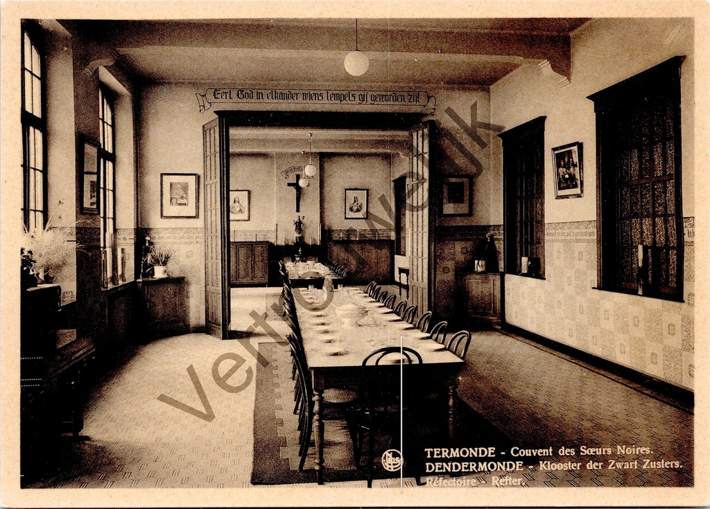 Dendermonde - "Klooster der Zwart Zusters - Réfectoire - Refter" - Refter van het Klooster der Zwarte Zusters