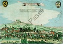 Geraardsbergen - "GERARDIMONTIUM, alias Gheertsberghe" - 17e eeuws stadsplan