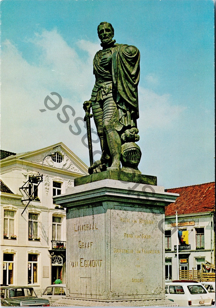[Zottegem0278] Zottegem - "Egmont Het standbeeld" - Standbeeld Graaf van Egmont