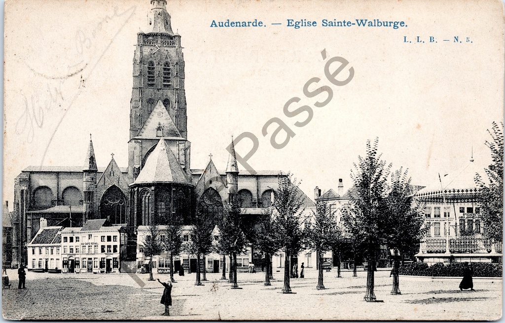 [Oudenaarde0256] Oudenaarde - "Eglise Sainte-Walburge" - Sint-Walburgakerk