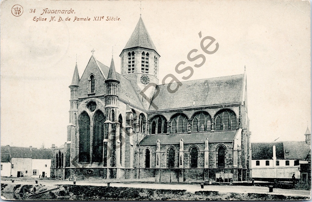 [Oudenaarde0252] Oudenaarde - "Eglise N. D. de Pamele XIIe Siècle" - Onze-Lieve-Vrouwekerk van Pamele