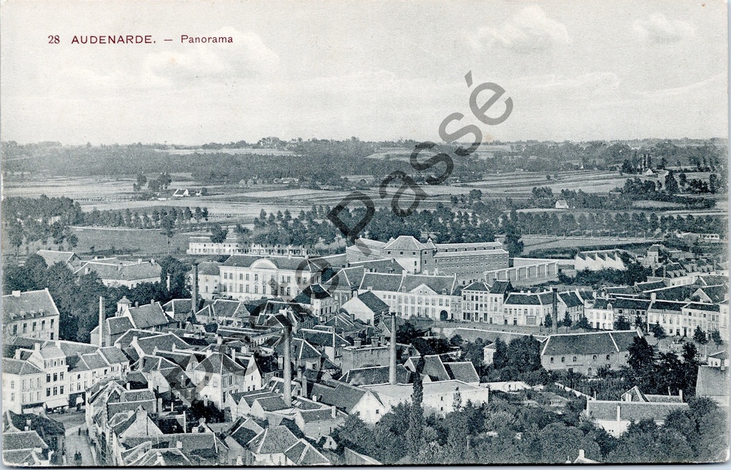 [Oudenaarde0242] Oudenaarde - "AUDENARDE. — Panorama" - Panoramisch stadszicht