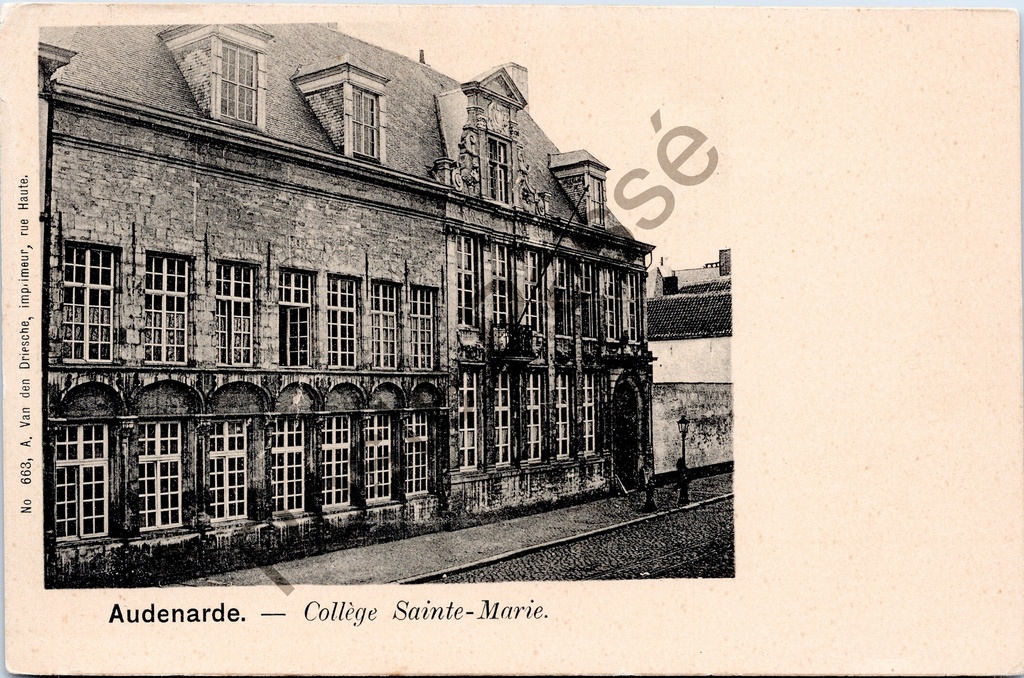[Oudenaarde0238] Oudenaarde - "Collège Sainte-Marie" - College Sainte-Marie