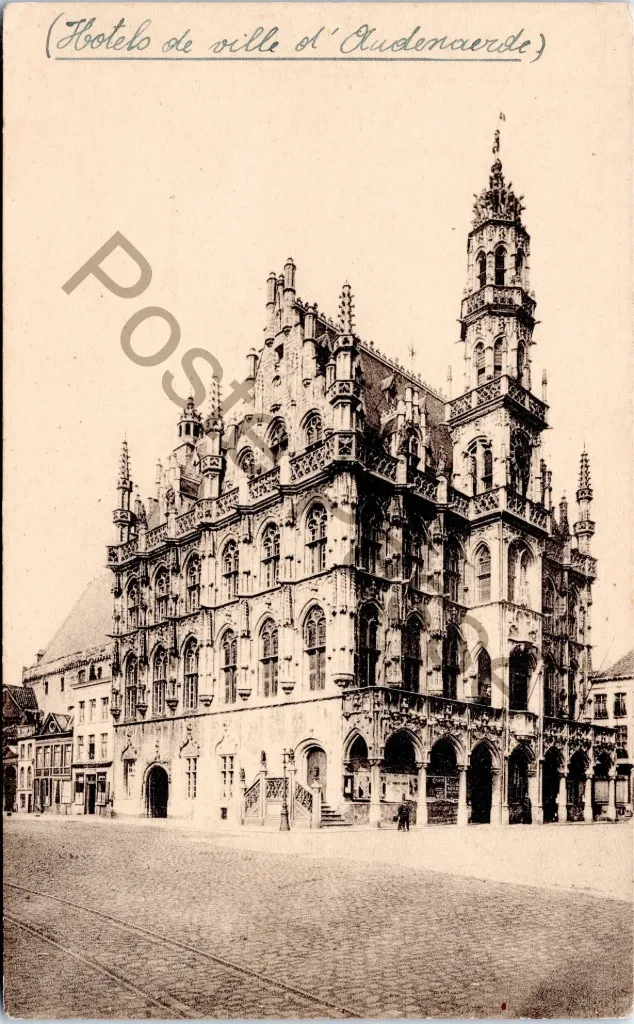 [Oudenaarde0217] Oudenaarde - "Hotels de ville d'Oudenaerde" - Stadhuis van Oudenaarde