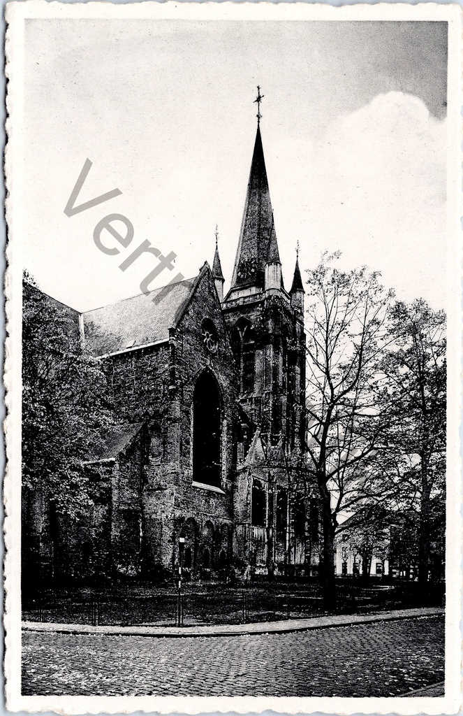 Ronse - "St-Hermeskerk" - Zicht op de Sint-Hermeskerk
