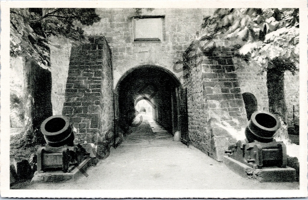 Dinant - "Entrée par la Barbacane" - Ingang via de Barbacane van de Citadel
