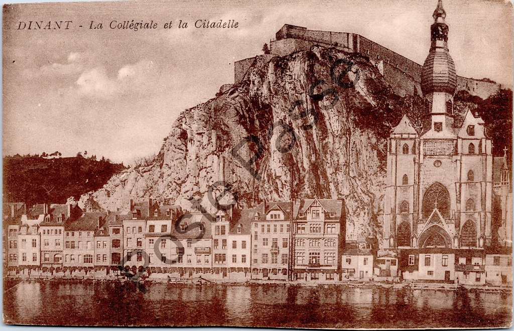 [Dinant0250] Dinant - "La Collégiale et la Citadelle" - Collegiale kerk en Citadel