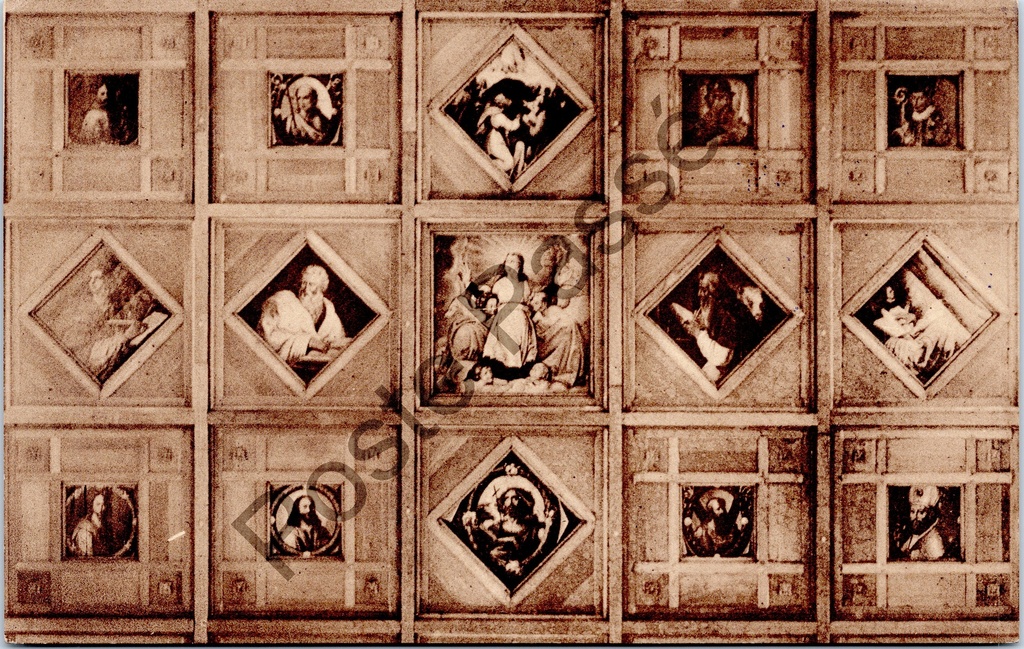 Foy-Notre-Dame - "Fragment du plafond" - Plafondfragment van de Kerk van Foy-Notre-Dame