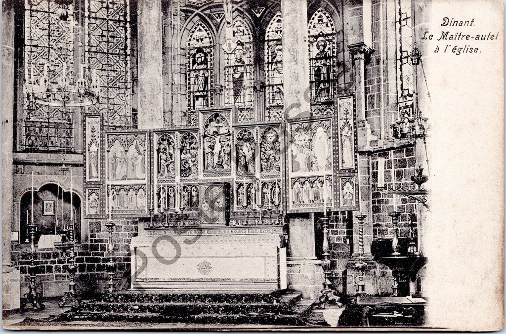 [Dinant0292] Dinant - "Le Maître-autel à l'église" - Hoogaltaar in de collegiale kerk