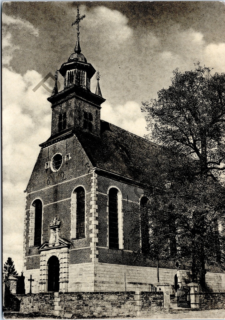 Dinant - "Eglise de Foy Notre-Dame" - Voorgevel van de kerk van Foy Notre-Dame