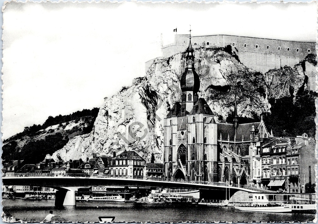 [Dinant0312] Dinant - "Le Pont, la Collégiale et la Citadelle" - De brug, de Collegiale en de Citadel