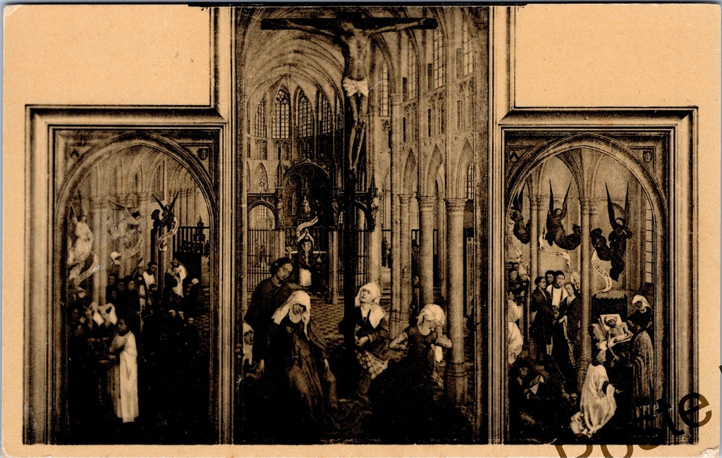 [Antwerpen34] Antwerpen - "Les Sept Sacrements" - De Zeven Sacramenten, schilderij van Rogier van der Weyden
