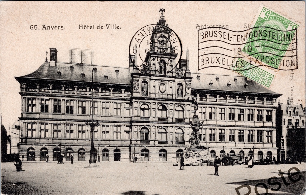 [Antwerpen36] Antwerpen - "Hôtel de Ville" - Stadhuis op de Grote Markt