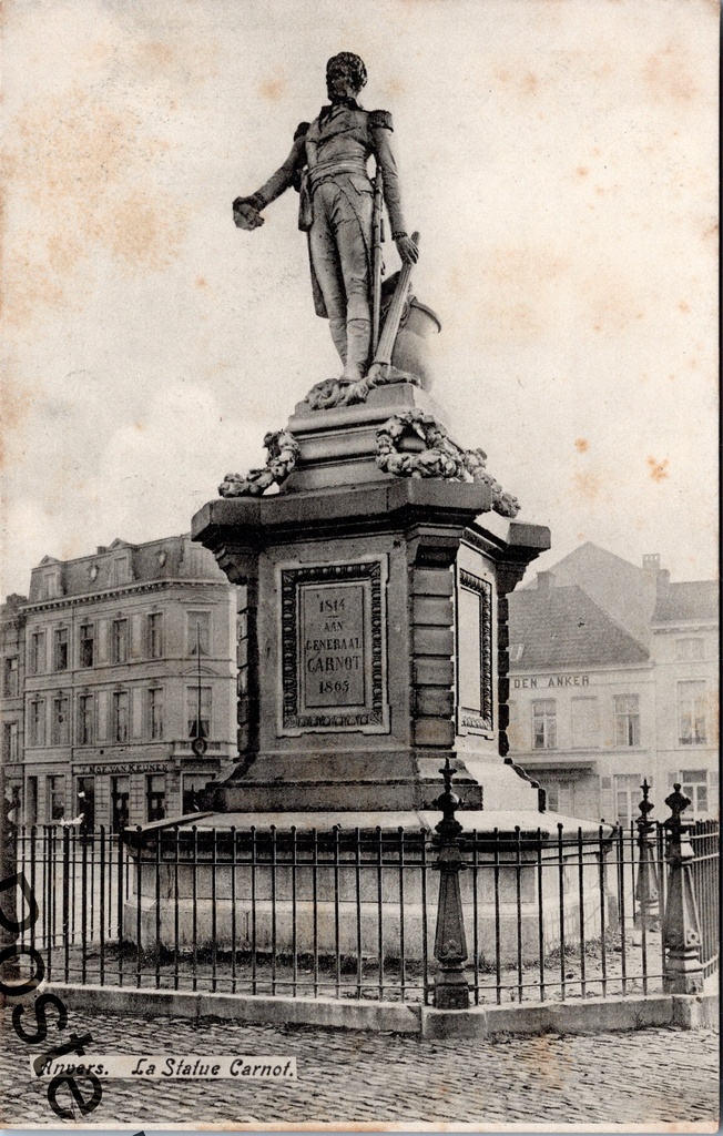 [Antwerpen08] Antwerpen - "La Statue Carnot" - Standbeeld van Generaal Carnot