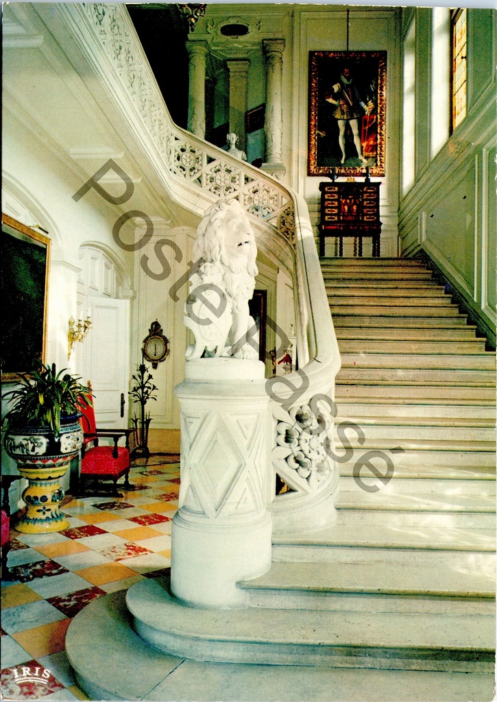 Bachte-Maria-Leerne - "Château OYDONCK - Le grand palier" - Kasteel Oydonck, Eregang
