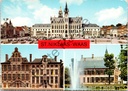 Sint-Niklaas - "ST. NIKLAAS-WAAS" - Meerzicht met stadhuis, stadhuis en vijver