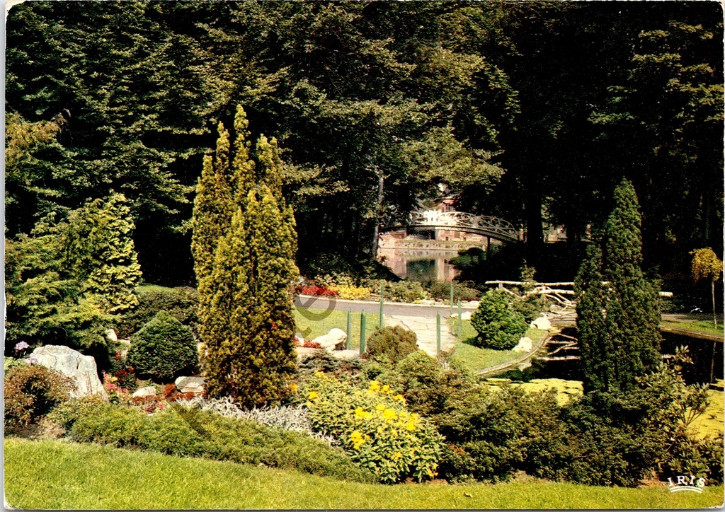 Sint-Niklaas - "STADSPARK" - Stadspark met siertuin en brug
