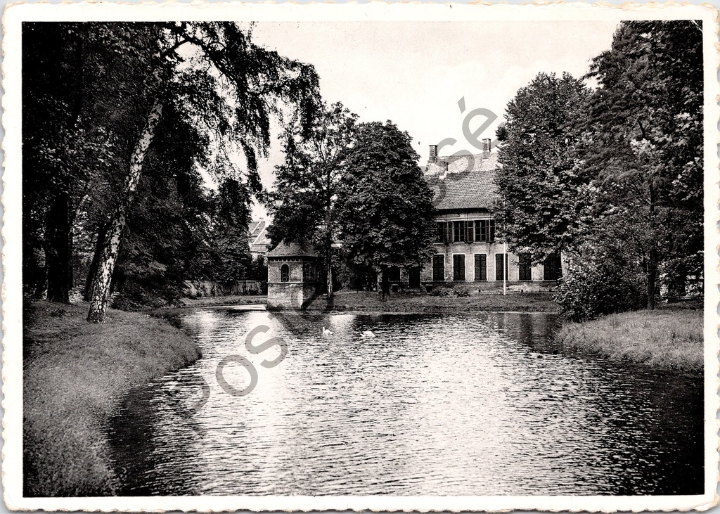 [Sint-Niklaas0288.jpg] Sint-Niklaas - "Kasteel Walburg (achterkant)" - Achterzijde van Kasteel Walburg in het Stadspark