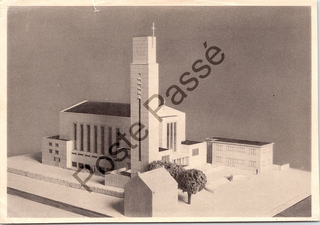 Sint-Niklaas - "Christus Koningkerk" - Architectuurmaquette van de Christus Koningkerk