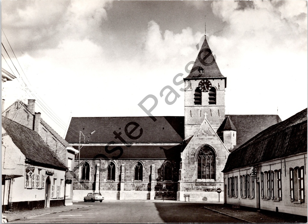 Wieze - "Sint-Salvatorkerk" - Zicht op de Sint-Salvatorkerk