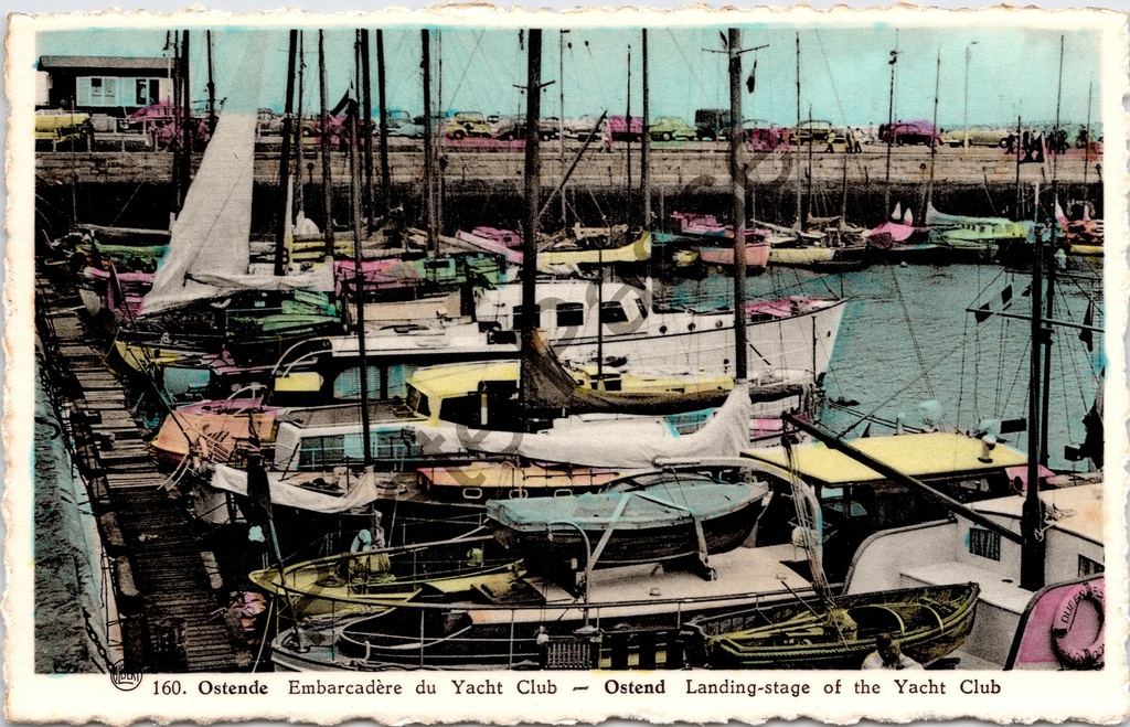 Oostende - "Embarcadère du Yacht Club" - Aanlegsteiger van de Jachtclub