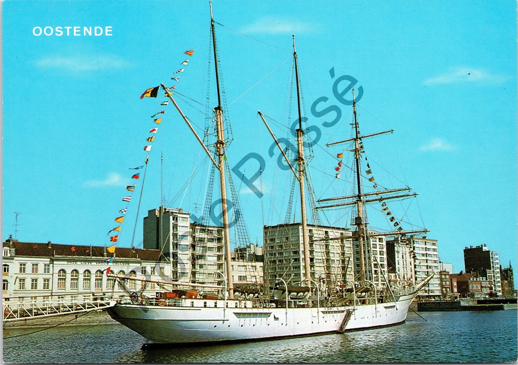 [Oostende0406.jpg] Oostende - "MERCATOR" - Het Belgisch opleidingsschip in de haven