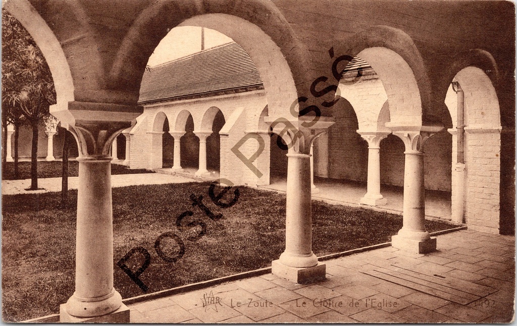 Knokke-Heist - "Le Cloître de l'Eglise" - Kloostergang van de kerk in Le Zoute