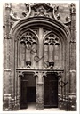 Aalst - "Sint-Martinuskerk. Portaal van het noordelijk transept." - Noordelijk transeptportaal van de Sint-Martinuskerk
