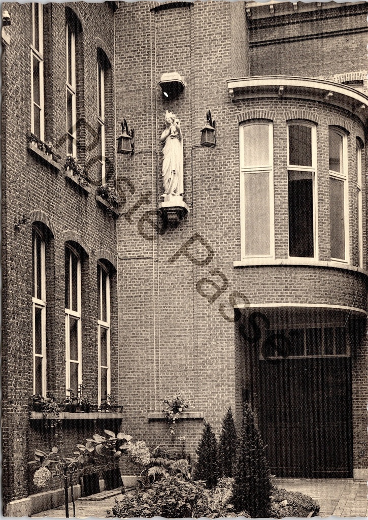 Aalst - "Instituut St-Vincentius à Paulo" - Binnenkoer van het Sint-Vincentiusinstituut in Gijzegem