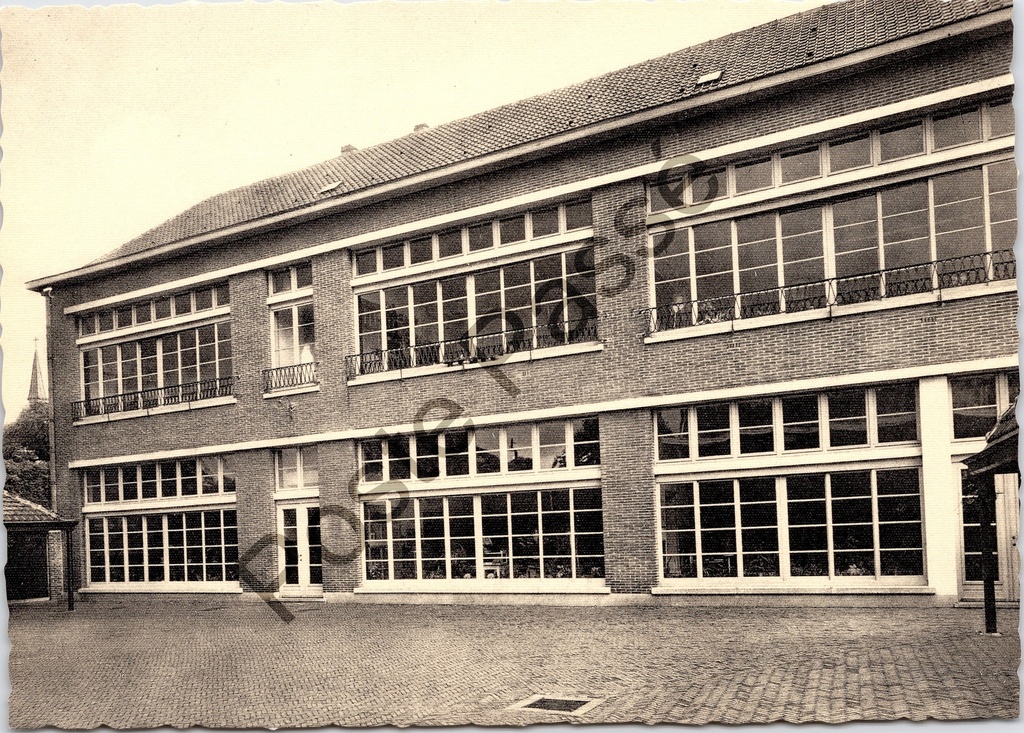 Aalst - "Instituut St-Vincentius à Paulo - Oefenschool" - Oefenschool van het Sint-Vincentiusinstituut in Gijzegem