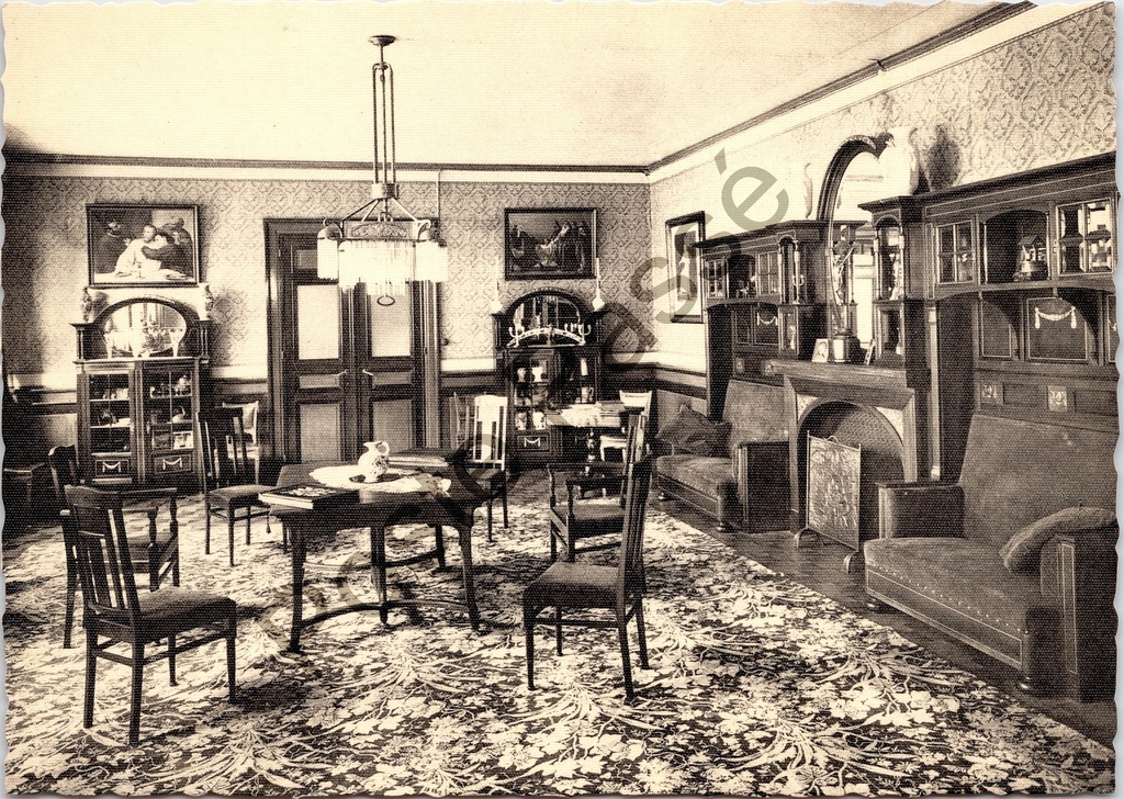 Aalst - "Ontvangstzaal / Salle de réception" - Ontvangsthal van het Instituut St-Vincentius à Paulo in Gijzegem