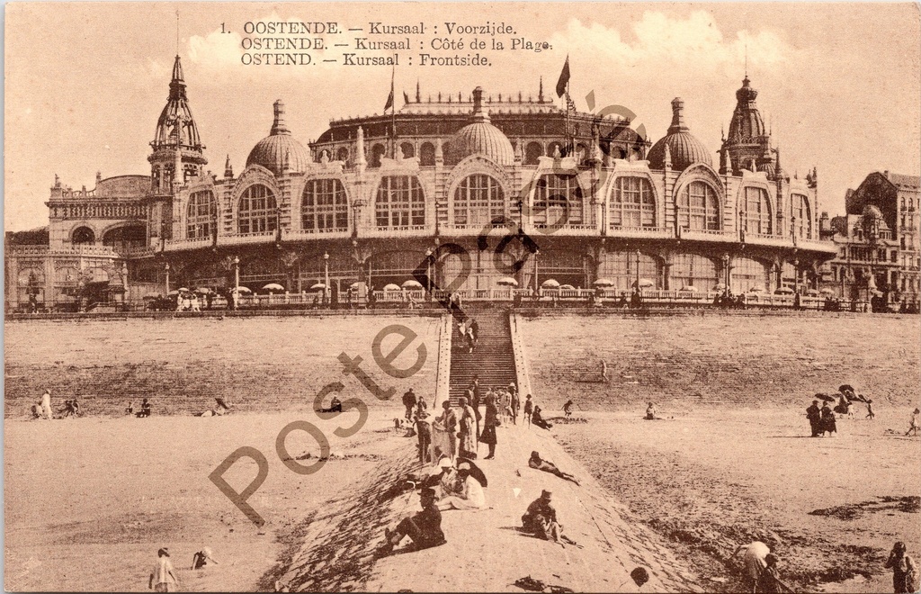 [Oostende0438.jpg] Oostende - "Kursaal: Voorzijde" - Kursaal gezien vanaf het strand