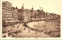 Oostende - "La Digue" - Zeedijk met zeefront en strand