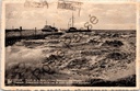 Oostende - "Entrée de la Malle «Prince Baudouin» par tempête" - Mailboot Prince Baudouin binnenvarend bij storm