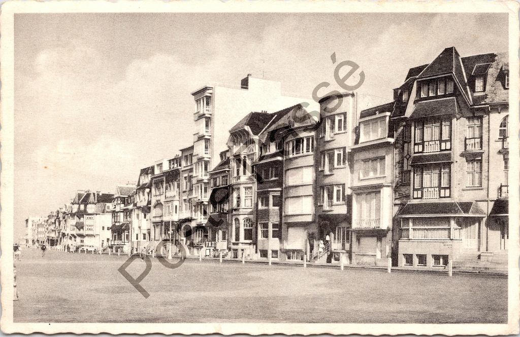 [Middelkerke0178.jpg] Middelkerke - "WESTENDE - Digue de Mer. Zeedijk." - Zeedijk met belle-époque villa's en hotels