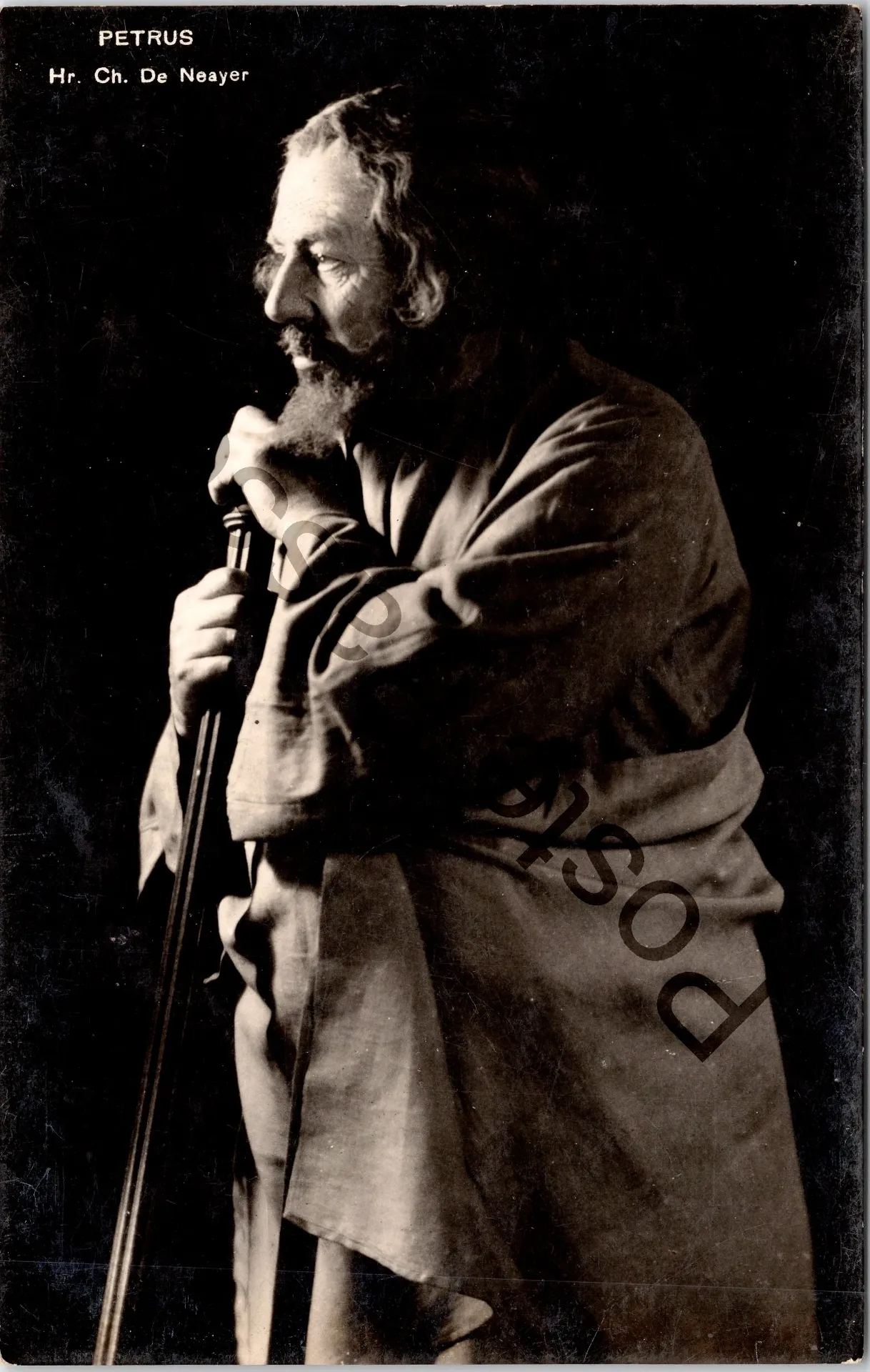 [Aalst0227.jpg] Aalst - "PETRUS" - Passiespelen 1931, Hr. Ch. De Neayer als Petrus