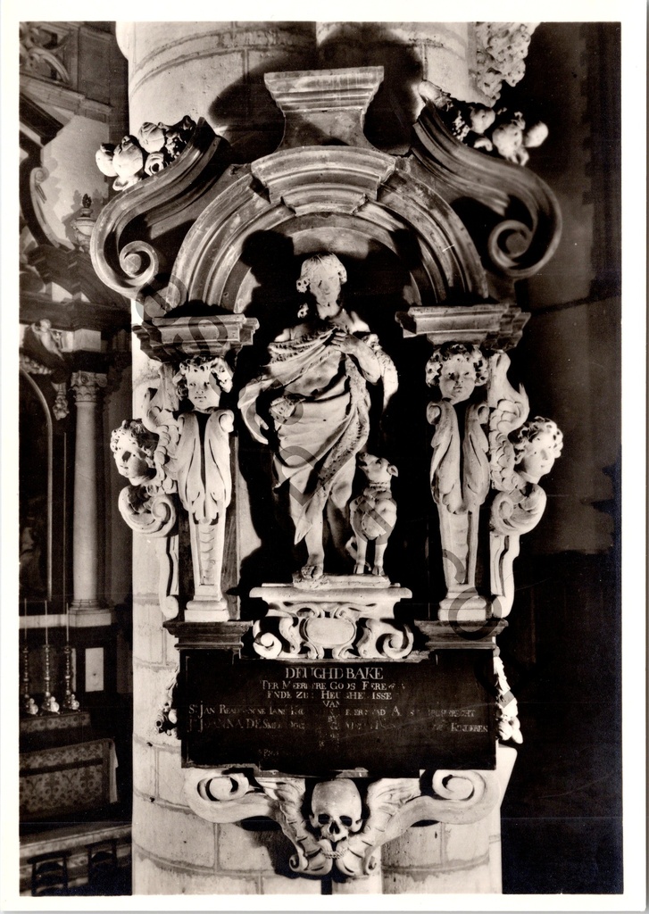 Aalst - "Sint-Martinuskerk" - Epitaaf van Jan Reals en Joanna De Smed (1669)