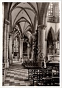 Aalst - "Sint-Martinuskerk. De kooromgang, noordelijk deel." - Interieur kooromgang noordzijde