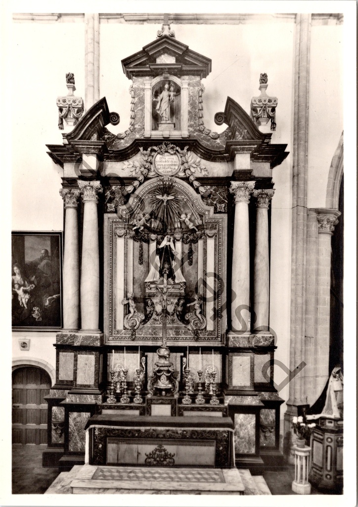 Aalst - "Sint-Martinuskerk" - Altaar van de Heilige Anna (Hallegasten), Jan Baptist De Coene 1782
