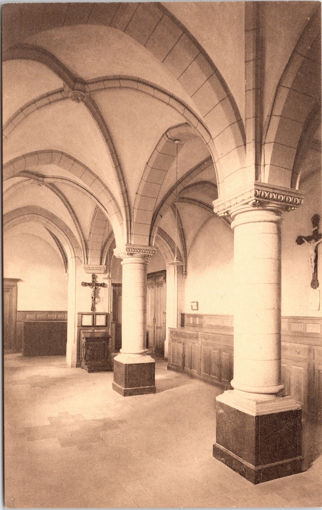[Mol0825] Mol - "Sacristij in gotischen stijl (1631)" - Sacristie van de Abdij van Postel in gotische stijl
