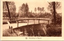 Hoogstraten - "Kemelsbrug te Meersel" - Houten brug over beek in Meersel