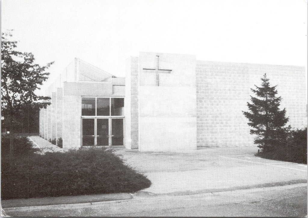 [Meerhout0941] Meerhout - "St. Jozefkerk 1969" - Sint-Jozefkerk modernistische kerkgevel