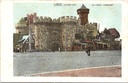 Liège – “LES ARÈNES LIÉGEOISES” – The Liège Arena at the Exposition de Liège, a castle-like building