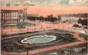 Liège - “Les Terrasses” - The terraces with ornamental garden and fountain