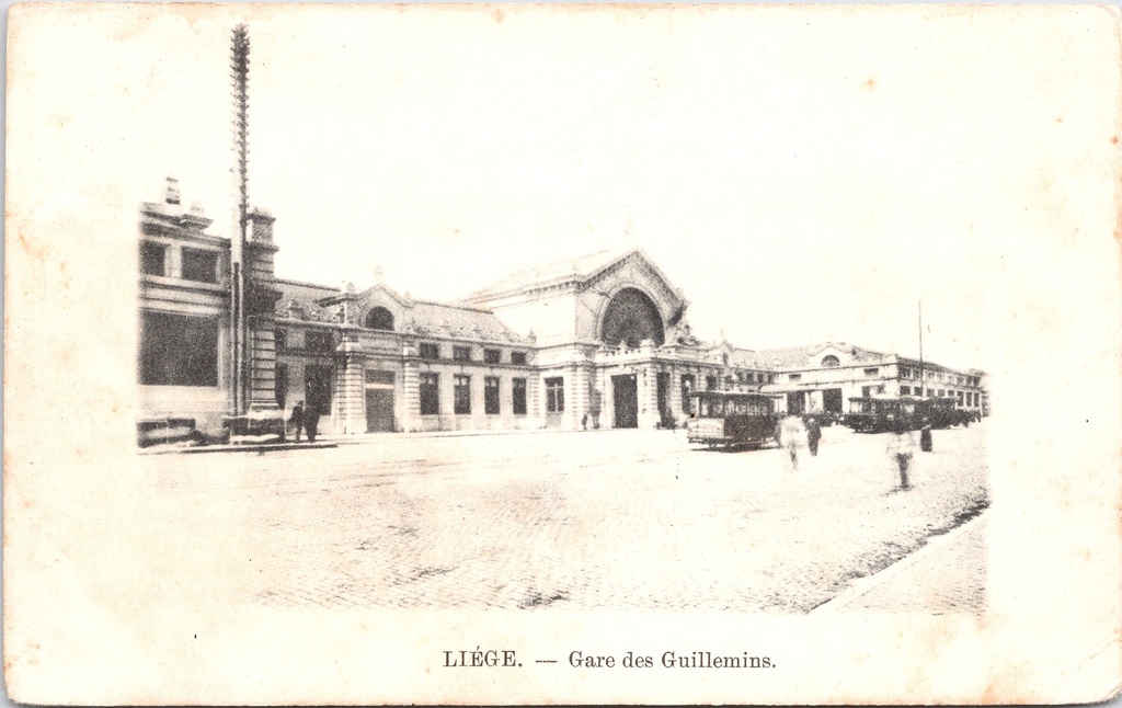 Liège - "Gare des Guillemins" - Oud station Guillemins